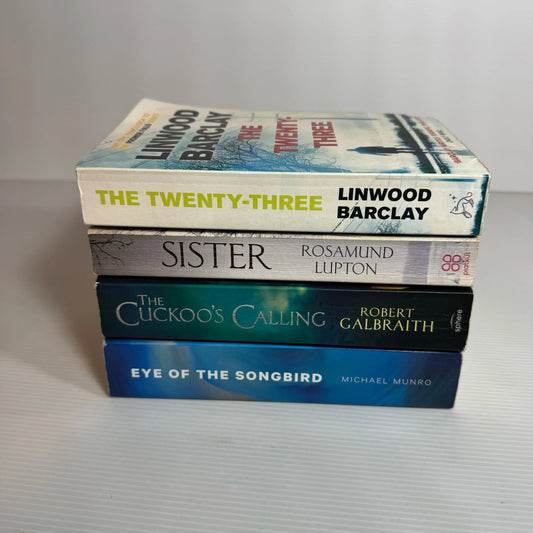 Thriller Crime Book Bundle x 4 Books : Mixed Authors (2171)