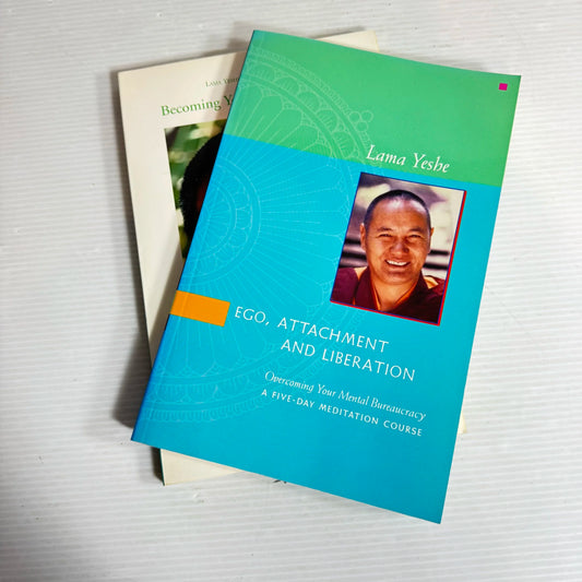 Lama Yeshe Book Bundle x 2 : Ego, Attachment and Liberation & Becoming Your Own Therapist