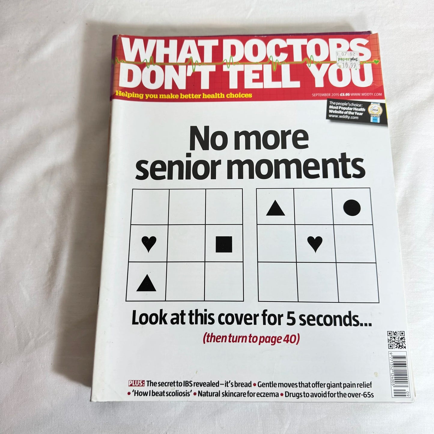 What Doctors Don't Tell You Magazine x8 from 2015