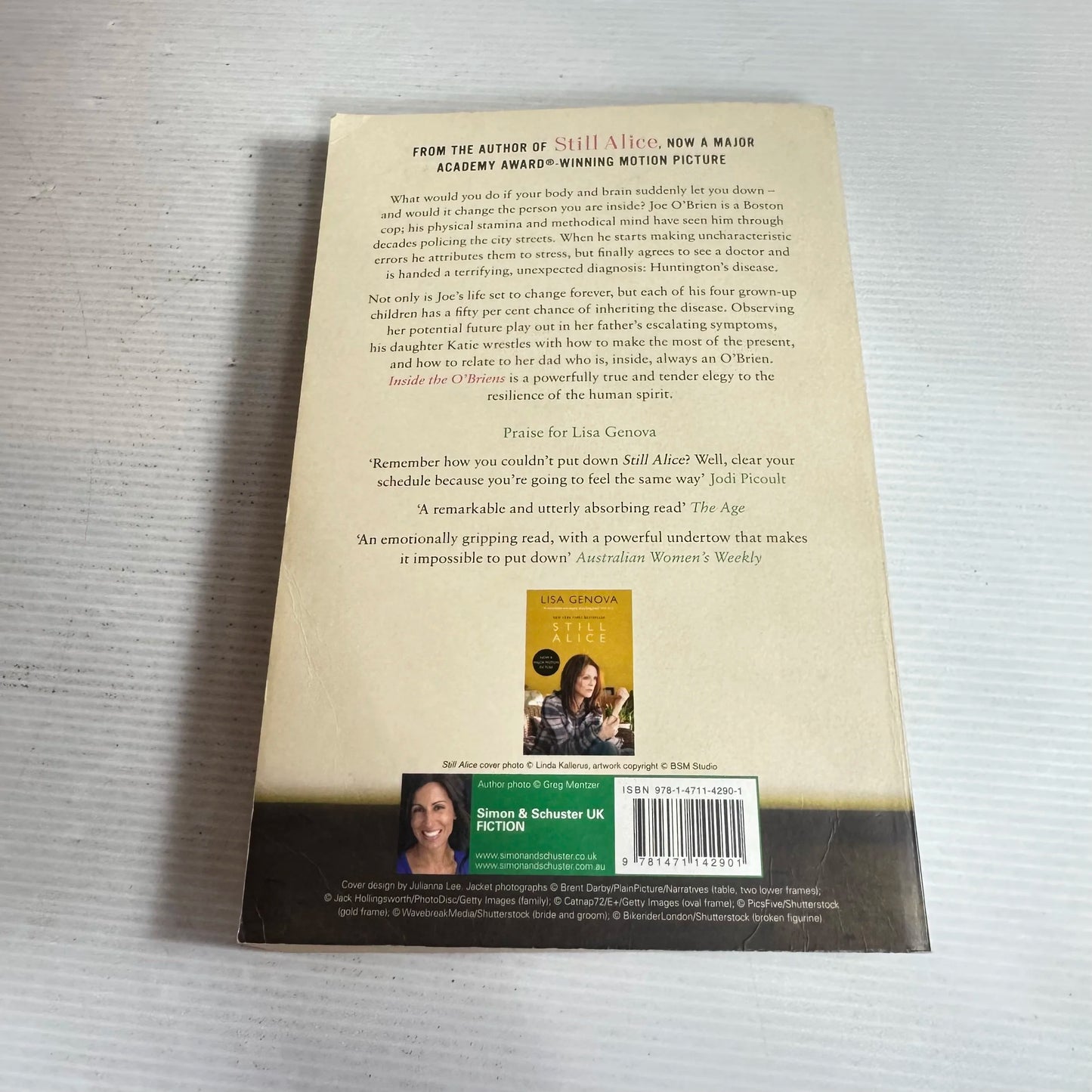 Inside The O'Briens - Lisa Genova