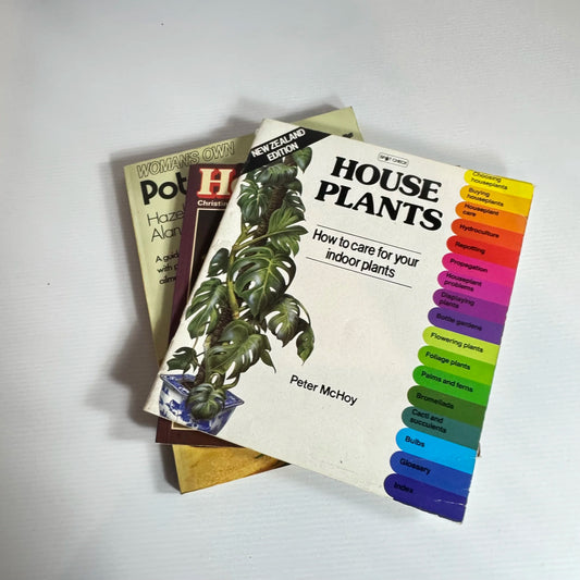 House Plant Book Bundle x 3 Books : Woman's Own Pot Plant Doctor, Houseplants x 2 (Vintage 1970's) (507)