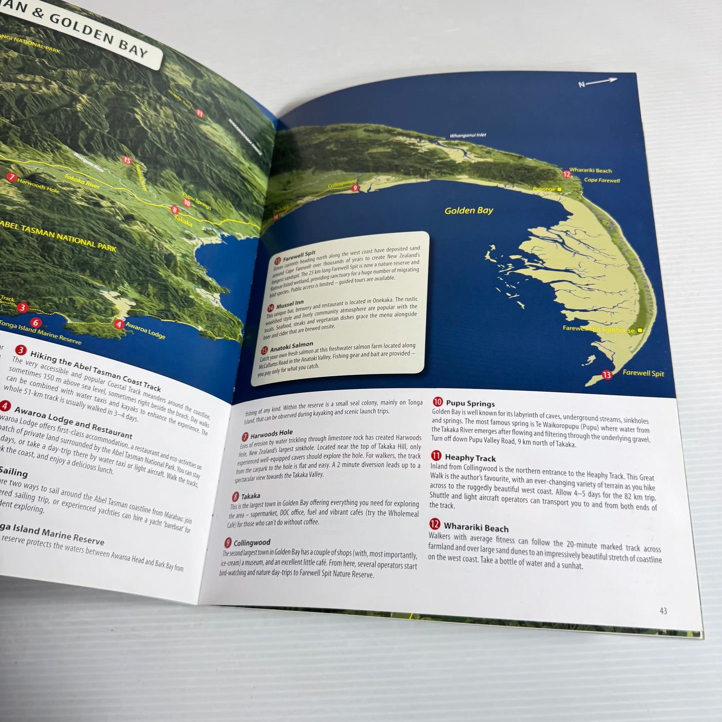 Travelling New Zealand : A Guide to 45 Top Visitor Destinations - Simon Henshaw & Maps by Geographx