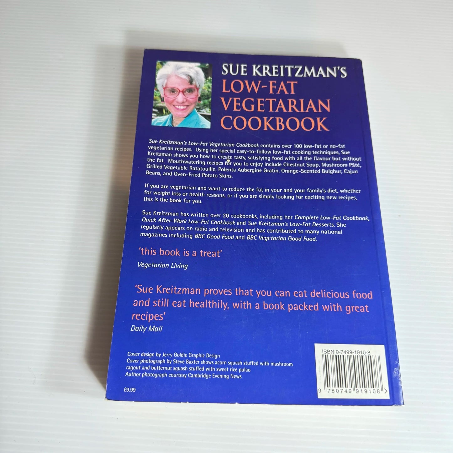 Sue Kreitzman's Low Fat Vegetarian Cookbook