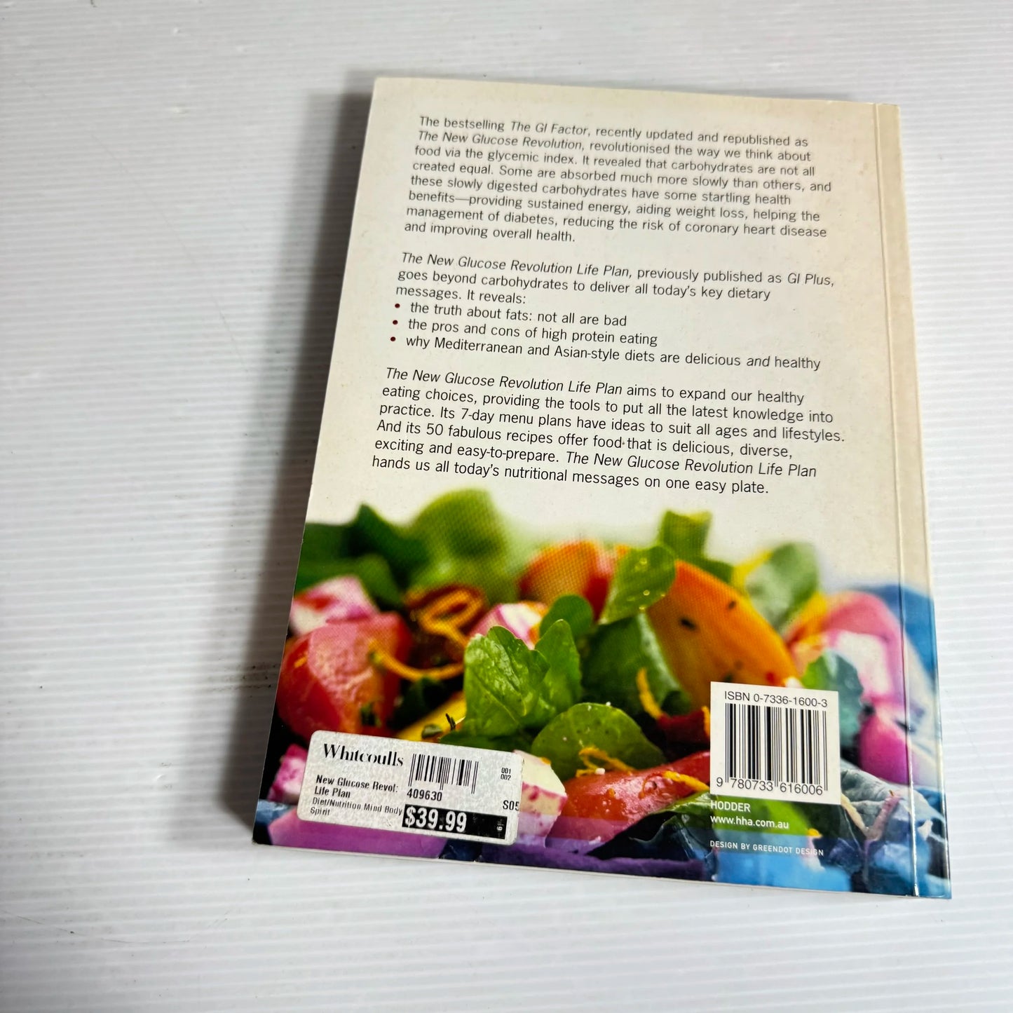 The New Glucose Revolution : The Glycemic Index Solution For Optimum Health - Prof Jennie Brand-Miller & Kaye Foster-Powell