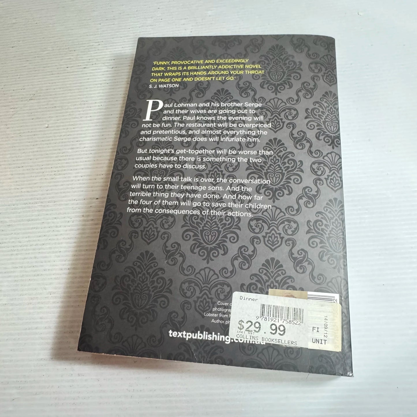 The Dinner - Herman Koch