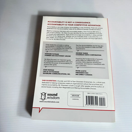 No More Excuses - Sam Silverstein