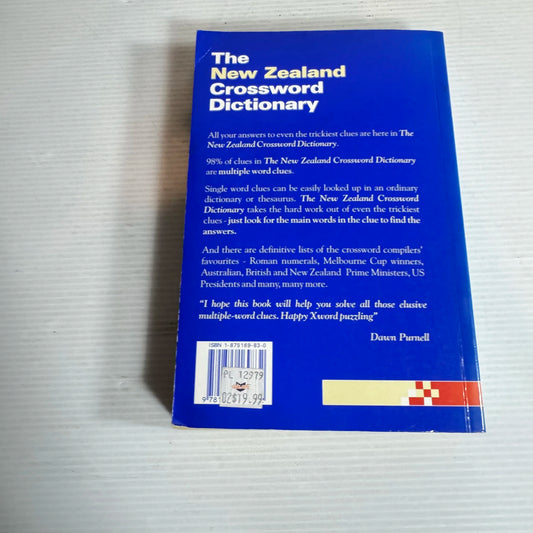 The New Zealand Crossword Dictionary - Dawn Purnell