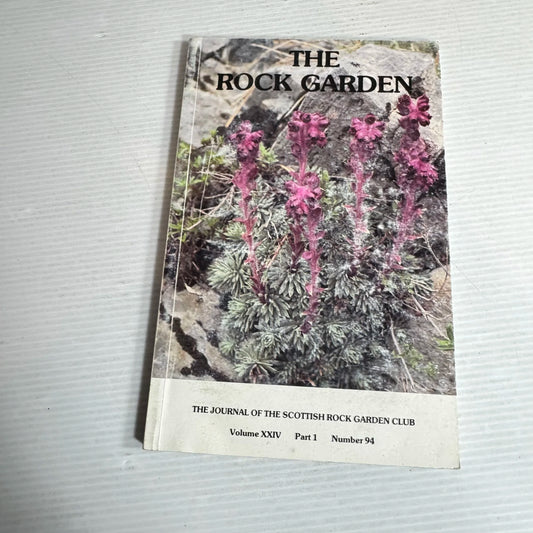 The Rock Garden Volume XXIV Part 1 Number 94 June 1994