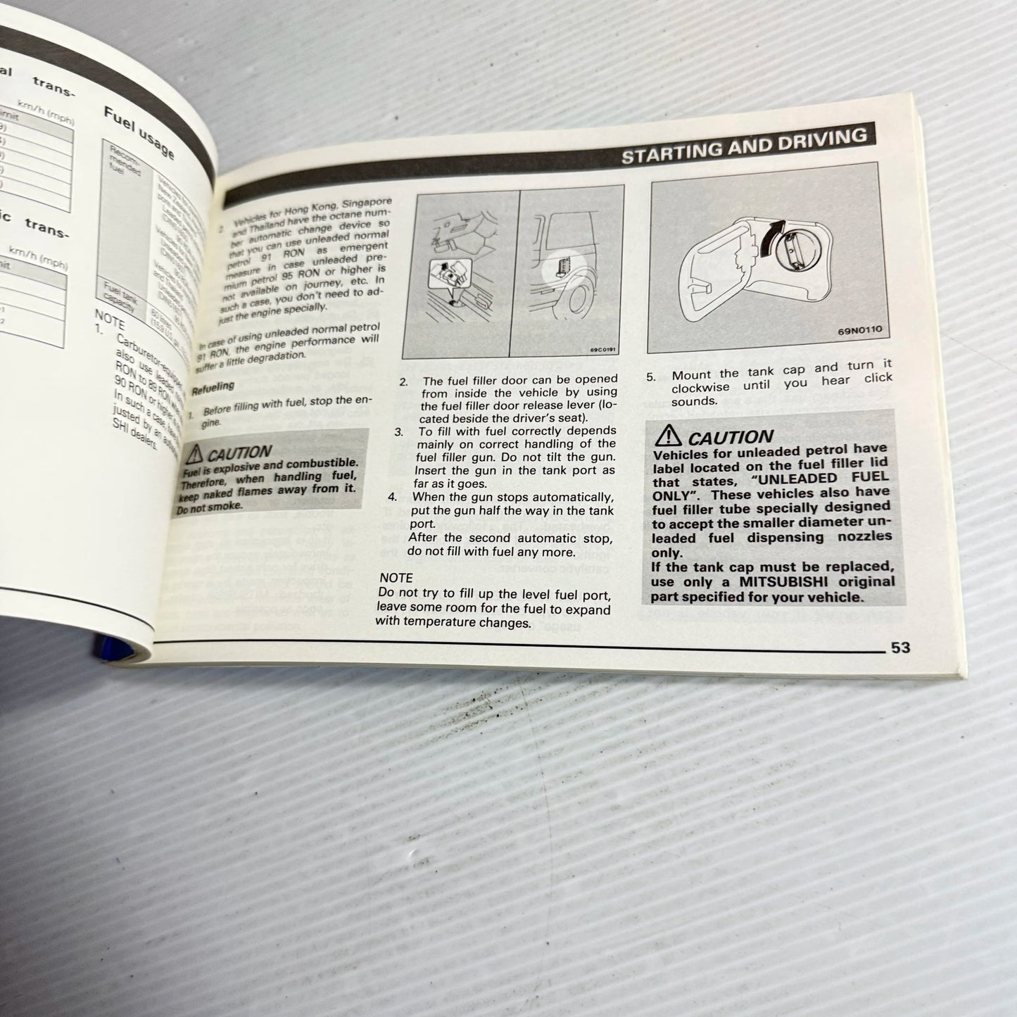 Mitsubishi Chariot Owner's Handbook