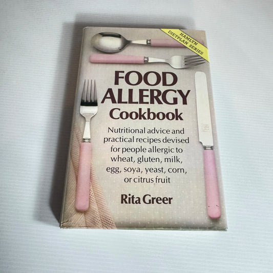 Food Allergy Cookbook - Rita Greer (Vintage 1986)