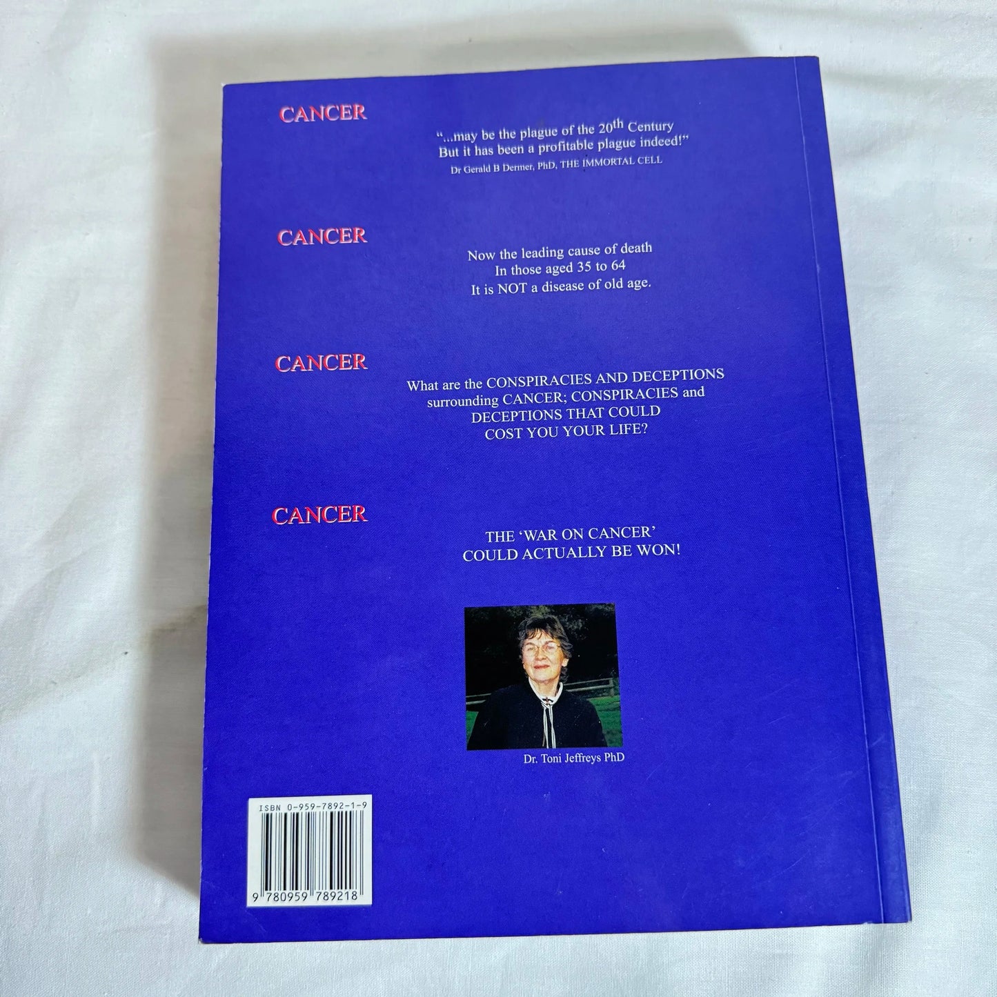 The Cancer Conspiracy - Dr Toni Jeffreys PhD