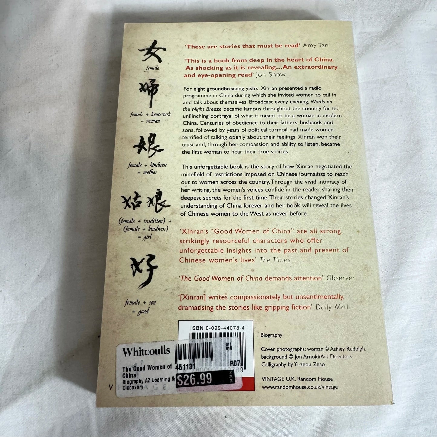 The Good Women of China : Hidden Voices - Xinran
