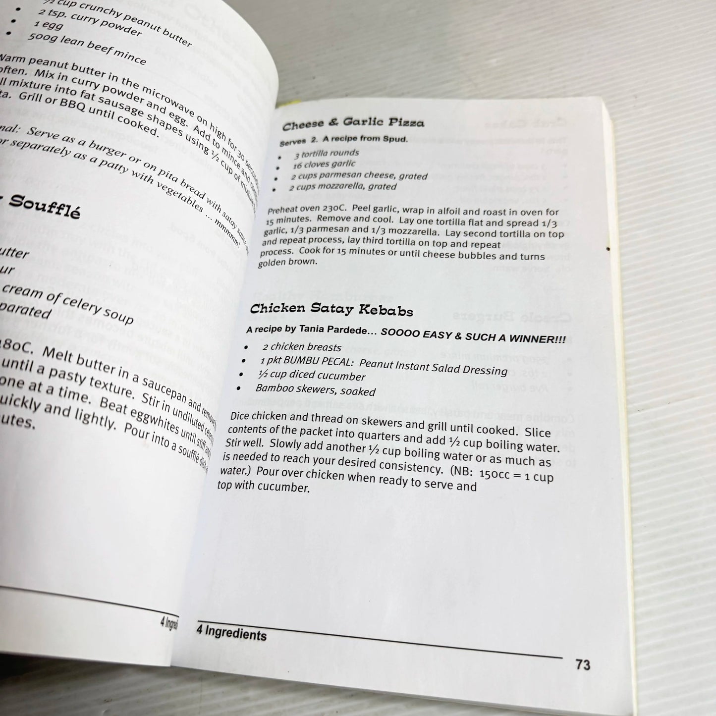 4 Ingredients : Over 340 Quick, Easy & Delicious Recipes Using 4 or Less Ingredients - Kim McCosker & Rachael Bermingham