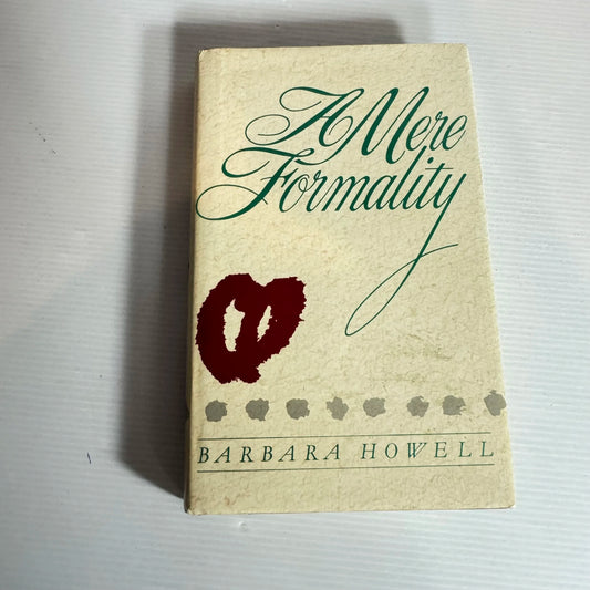 A Mere Formality - Barbara Howell