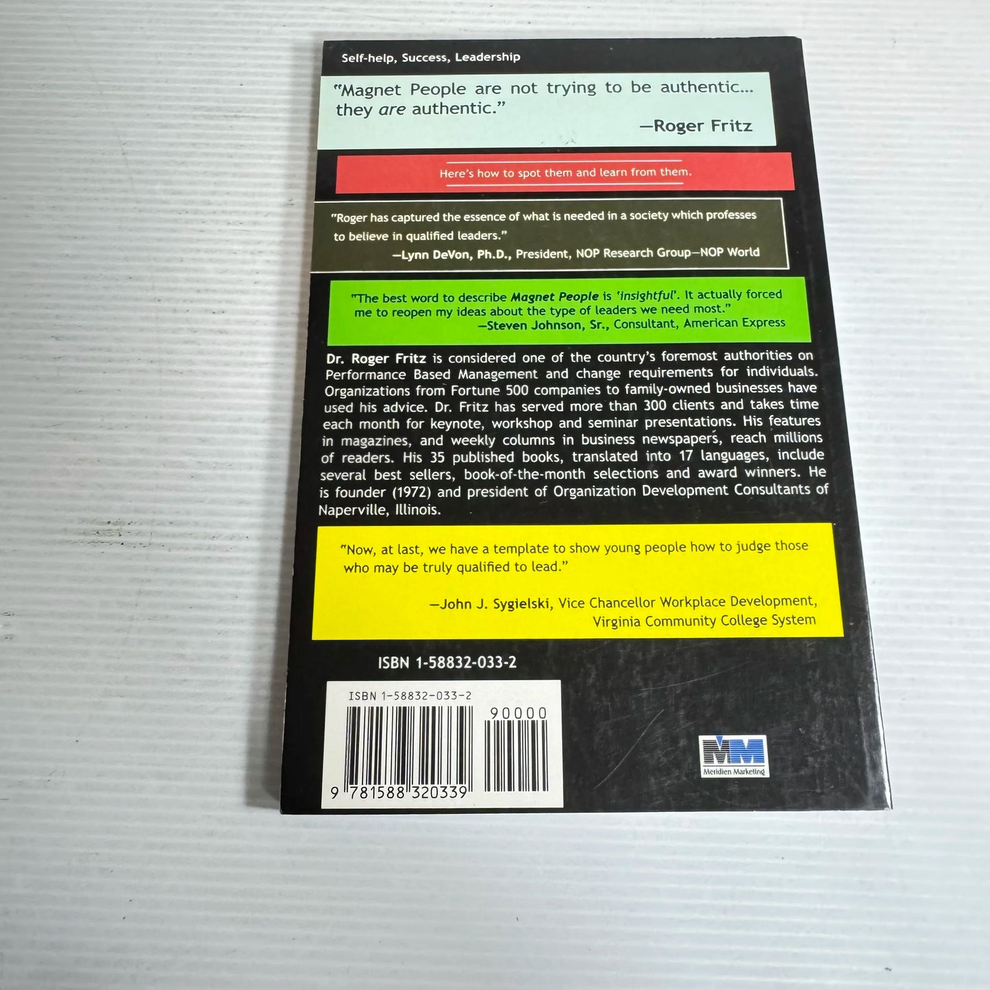 Magnet People : Their Secrets and How to Learn From Them - Roger Fritz