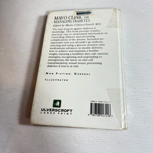 Mayo Clinic on Managing Diabetes : Practical Answers to Help You Enjoy a Healthy and Active Life (Large Print)