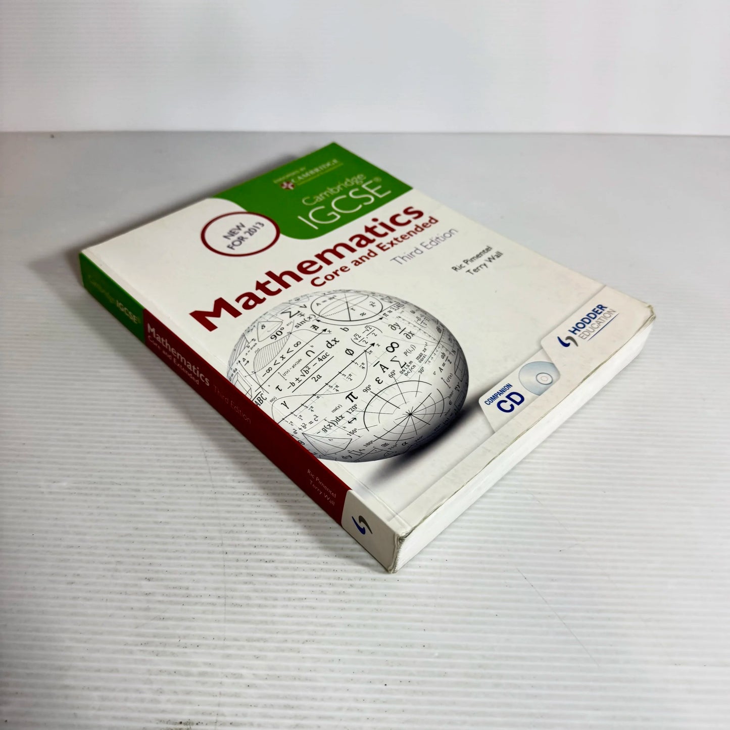 Cambridge IGCSE : Mathematics Core & Extended (3rd Ed.) - Ric Pimentel & Terry Wall (With CD)