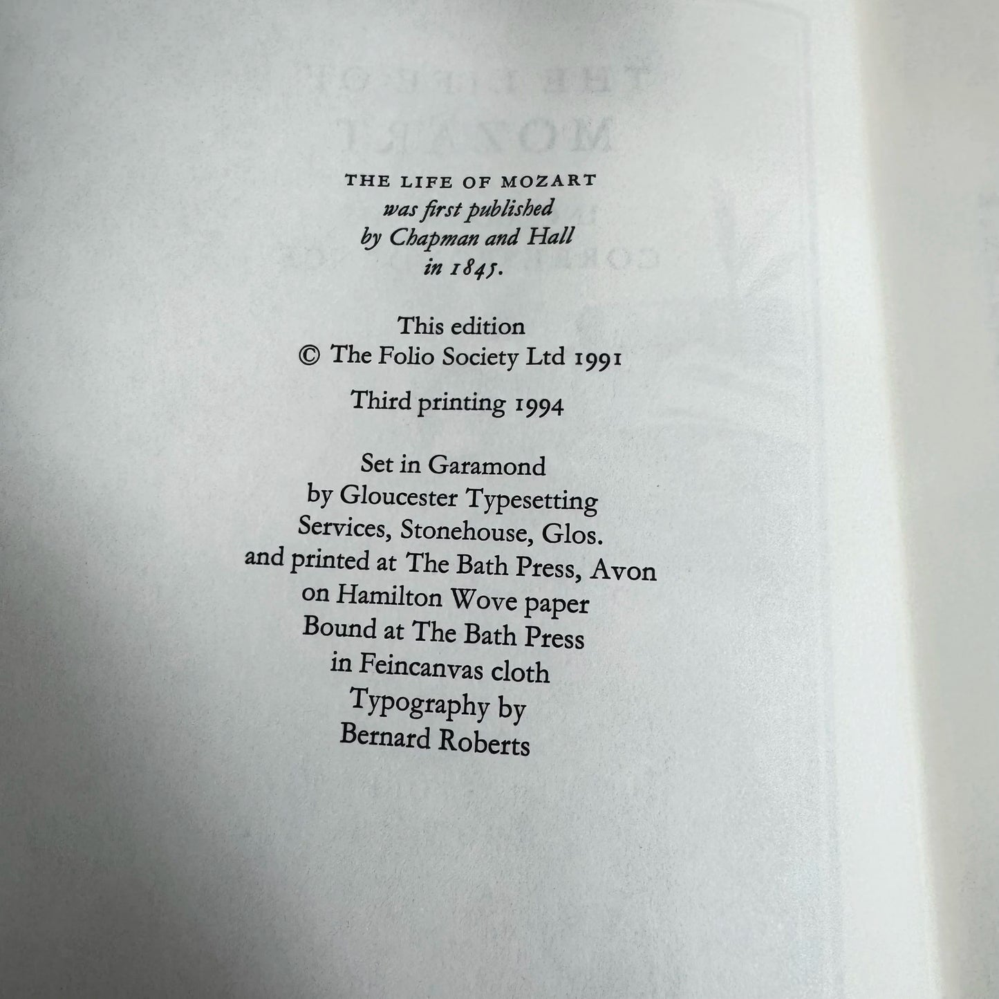 Edward Holmes The  Life Of Mozart - Christopher Hogwood (Hardcover with Slip Case)