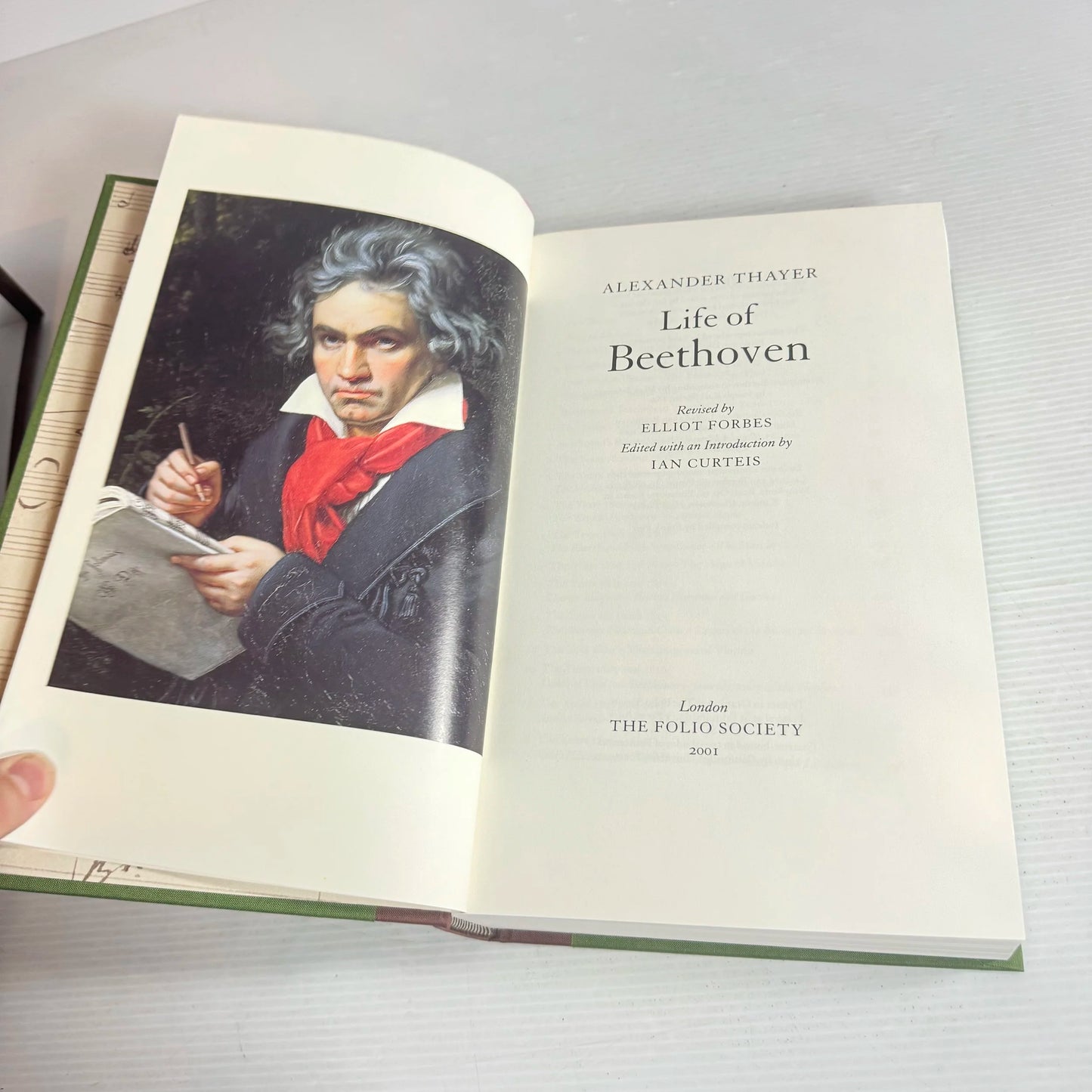 Alexander Thayer Life Of Beethoven - Elliot Forbes & Ian Curteis (Hardcover with Slip Case)