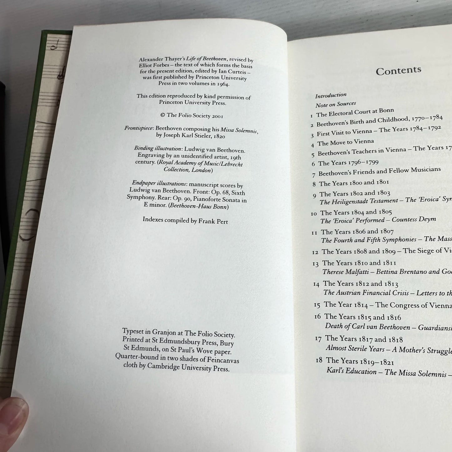 Alexander Thayer Life Of Beethoven - Elliot Forbes & Ian Curteis (Hardcover with Slip Case)