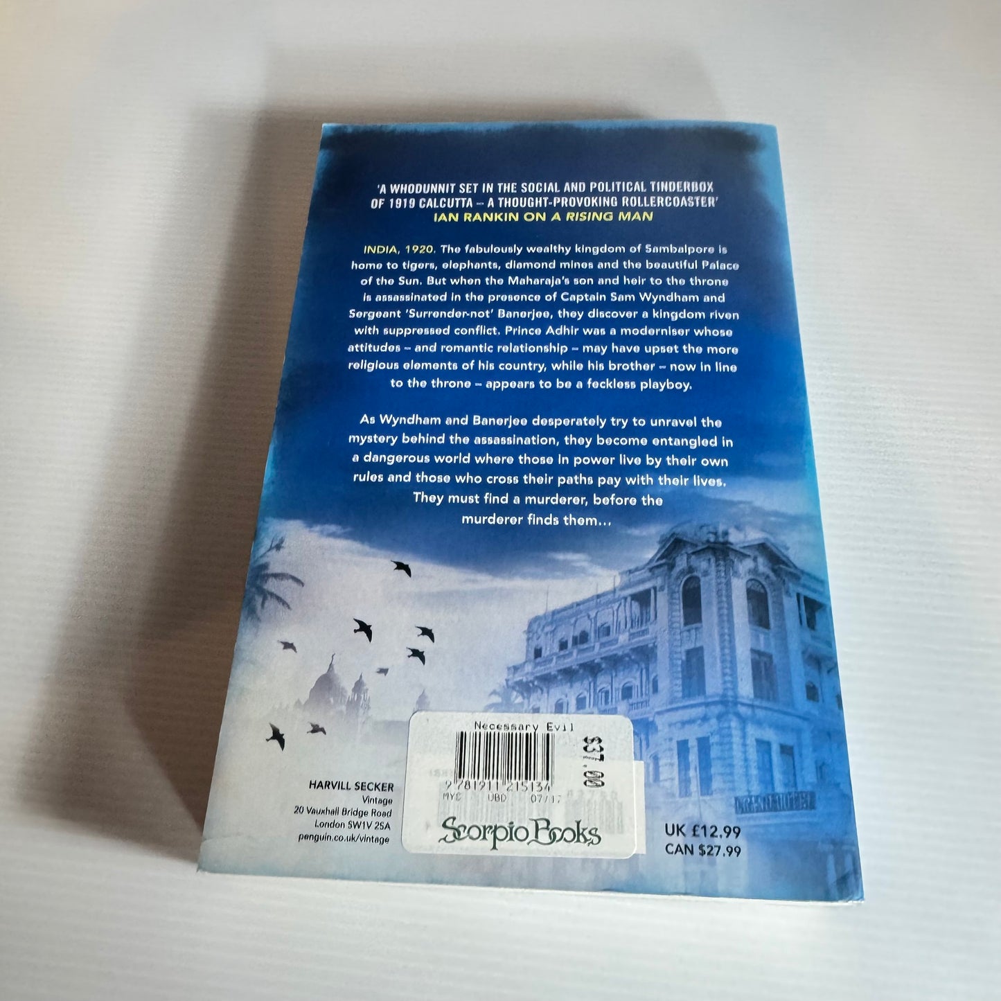 A Necessary Evil - Abir Mukherjee