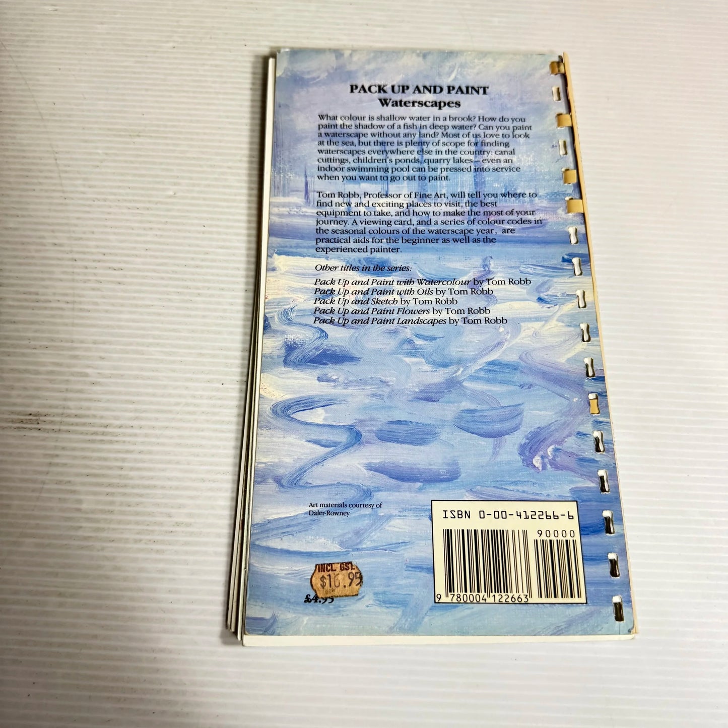 Pack Up and Paint : Waterscapes - Tom Robb (Vintage 1987)