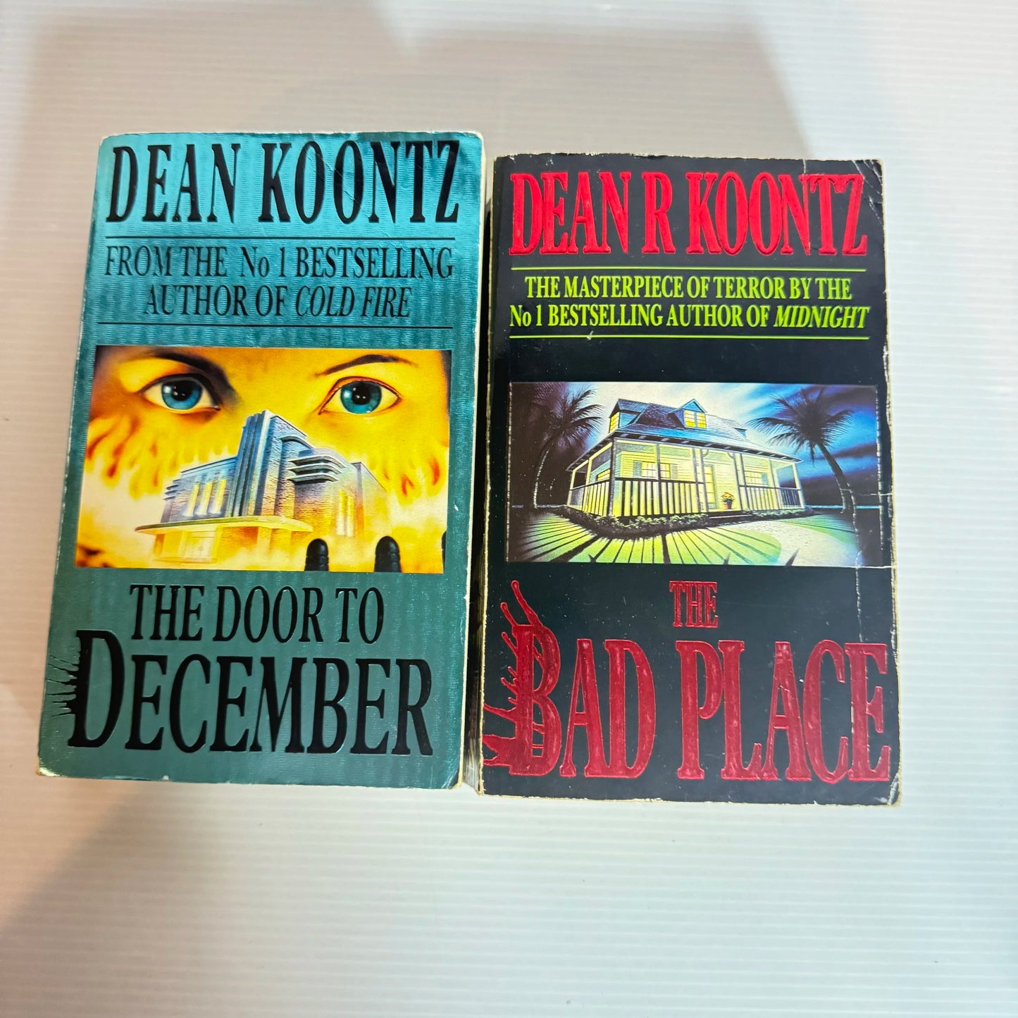 Dean Koontz Book Bundle x 2 - The Door To December & The Bad Place