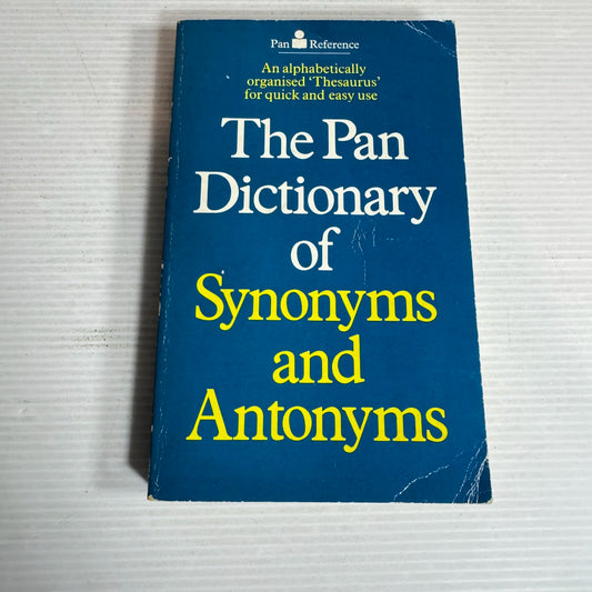The Pan Dictionary of Synonyms and Antonyms