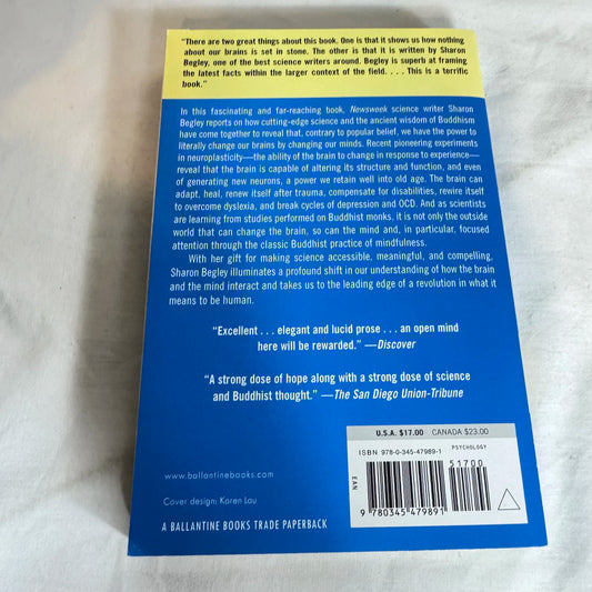 Train Your Mind Change Your Brain - Sharon Begley