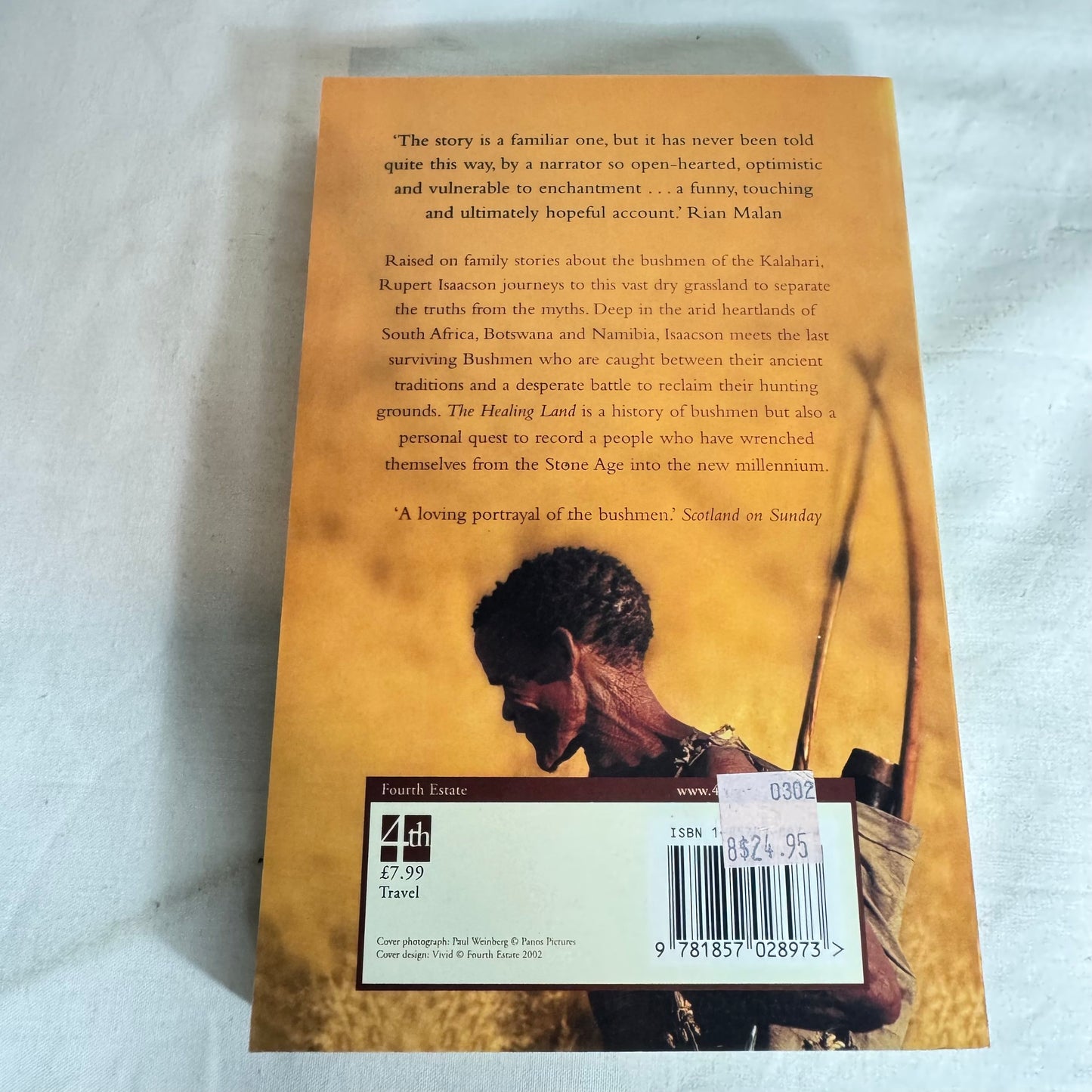 The Healing Land: A Kalahari Journey - Rupert Isaacson