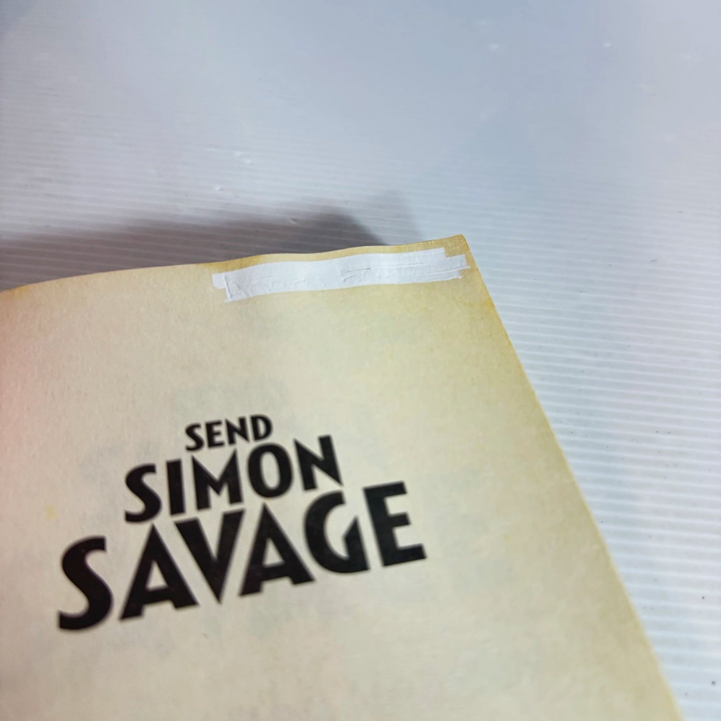 Send Simon Savage - Stephen Measday