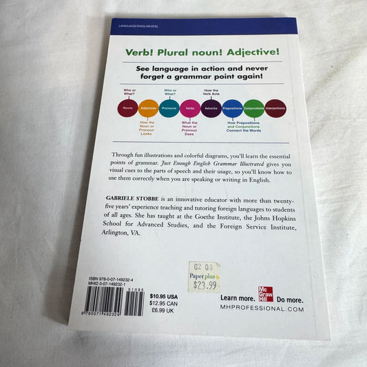 Just Enough English Grammar Illustrated - Gabriele Stobbe