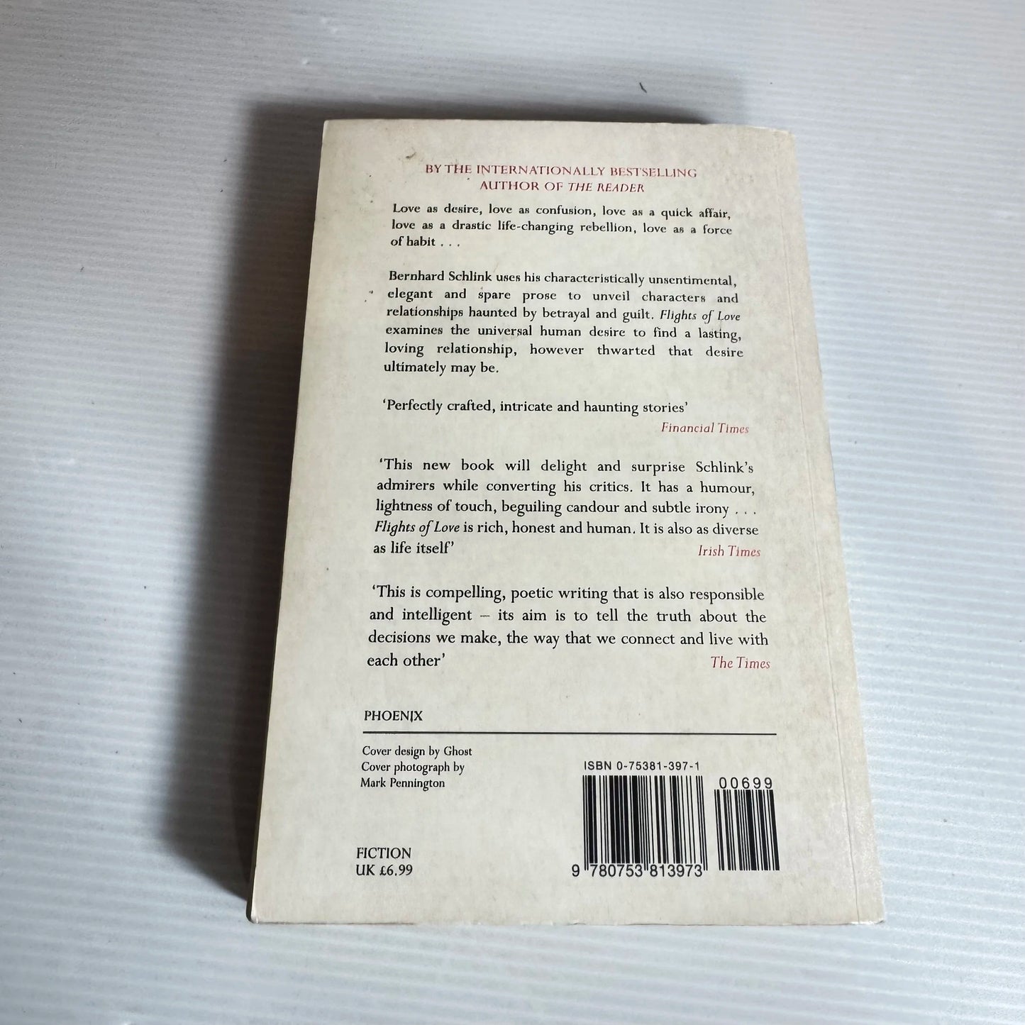 Flights of Love - Bernhard Schlink