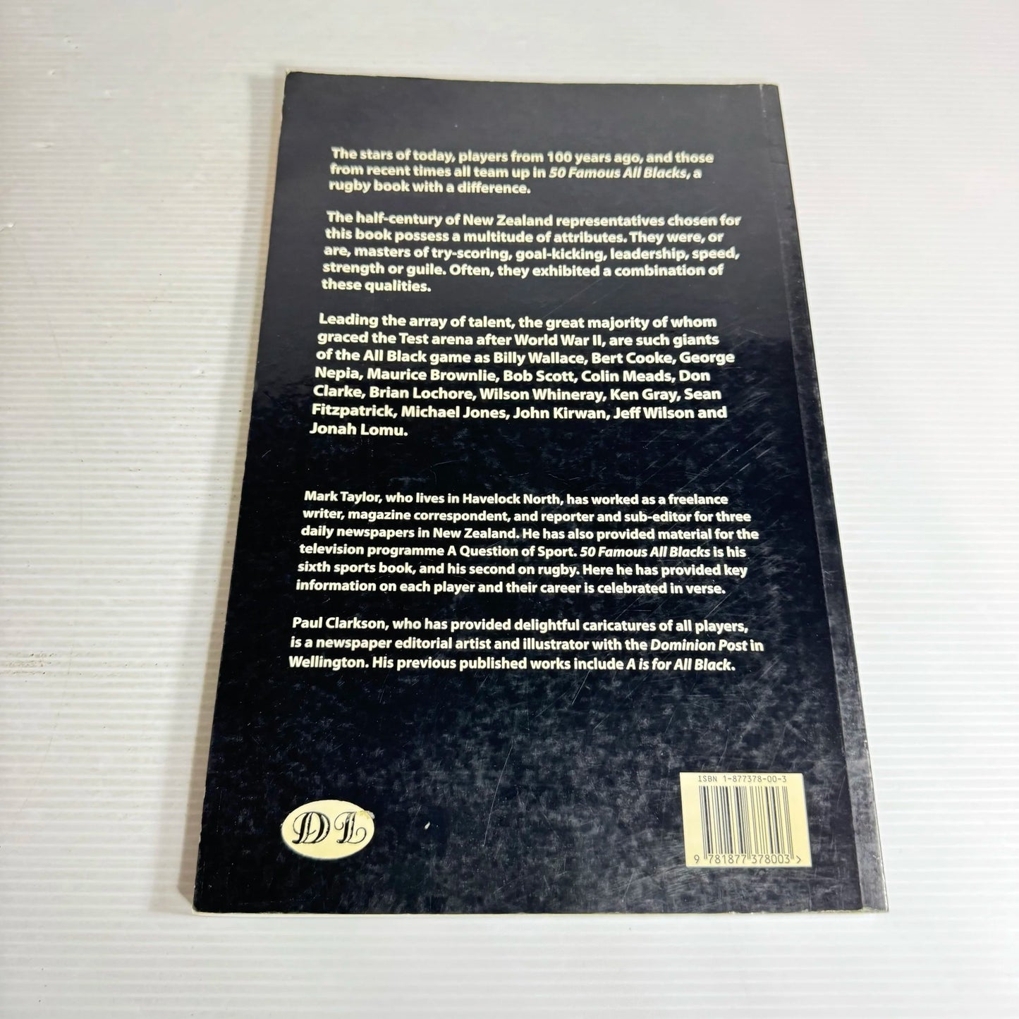 50 Famous All Blacks: Poetry In Motion - Mark Taylor