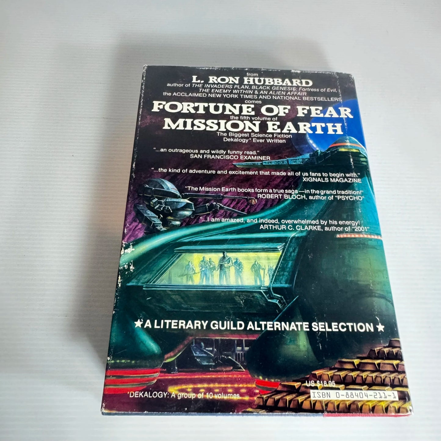 Fortune of Fear : Mission Earth Vol. 5 - L. Ron Hubbard (Vintage 1986)