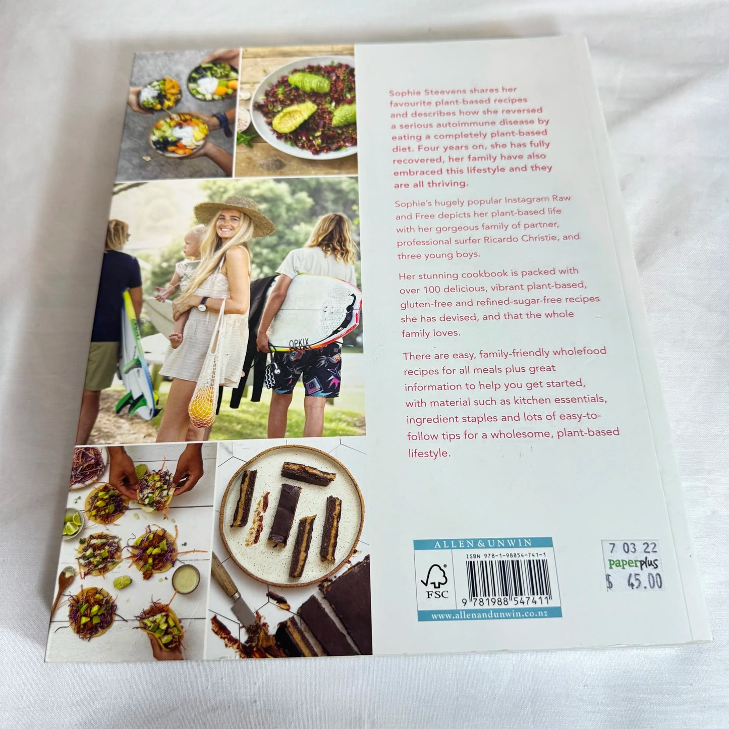 Raw + Free : Plant-Based Living for Health + Happiness - Sophie Steevens