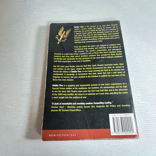 Soldier Five: The Real Story Of The Bravo Two Zero Mission - Mike Coburn