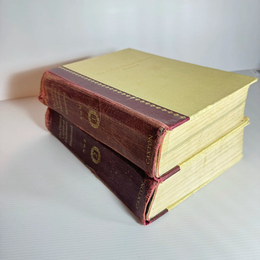 The Oxford University Dictionary Illustrated book Bundle : Volumes 1 & 2 (Vintage 1965)