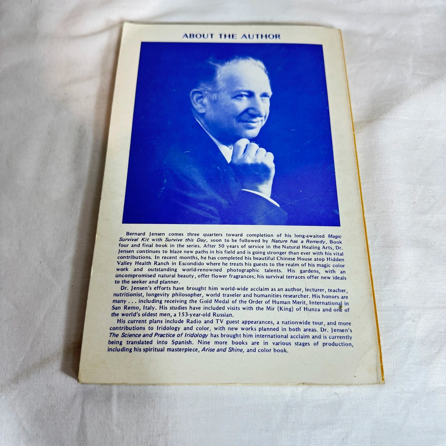 Doctor-Patient Handbook - Bernard Jensen, D.C. (Vintage 1981)