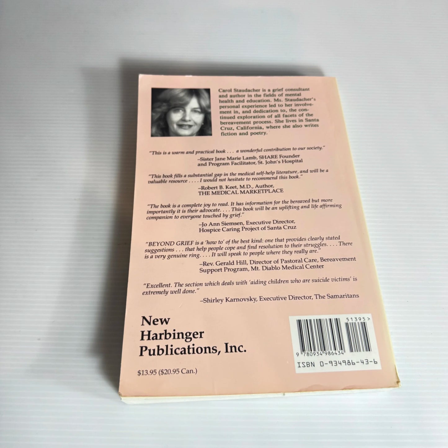 Beyond Grief: A Guide For Recovering From The Death Of A Loved One - Carol Staudacher