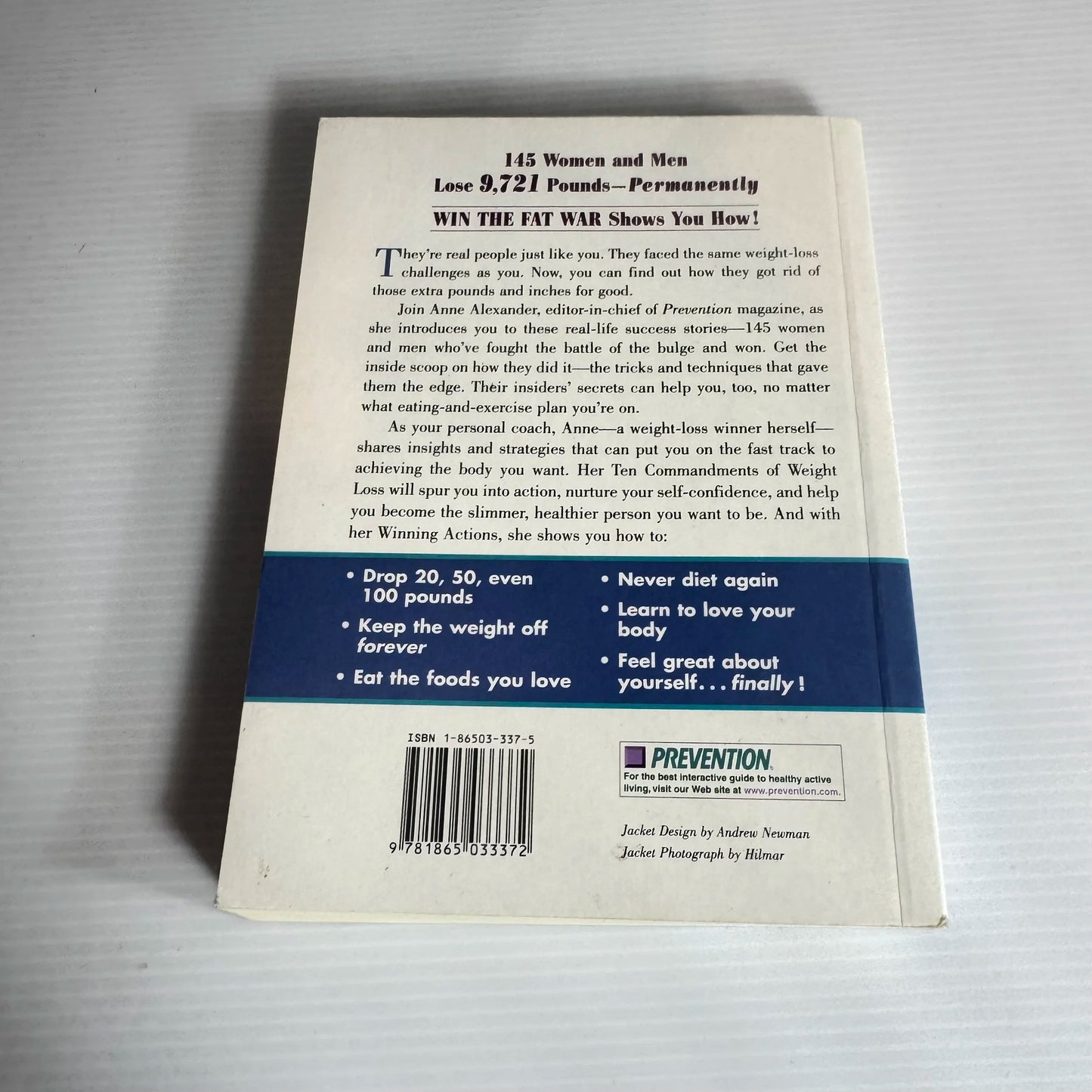 Win The Fat War : 154 Real-Life Secrets to Weight-Loss Success - Anne Alexander
