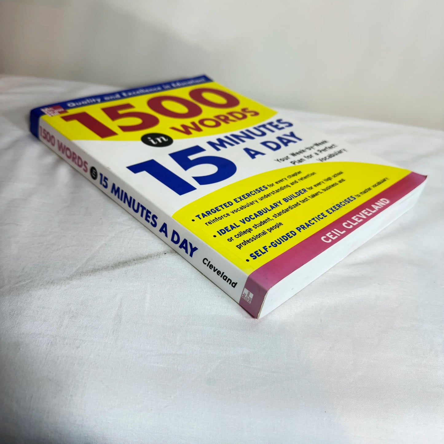 1500 In Words : 15 Minutes a Day : Your Week-By-Week Plan for a Perfect Vocabulary - Ceil Cleveland