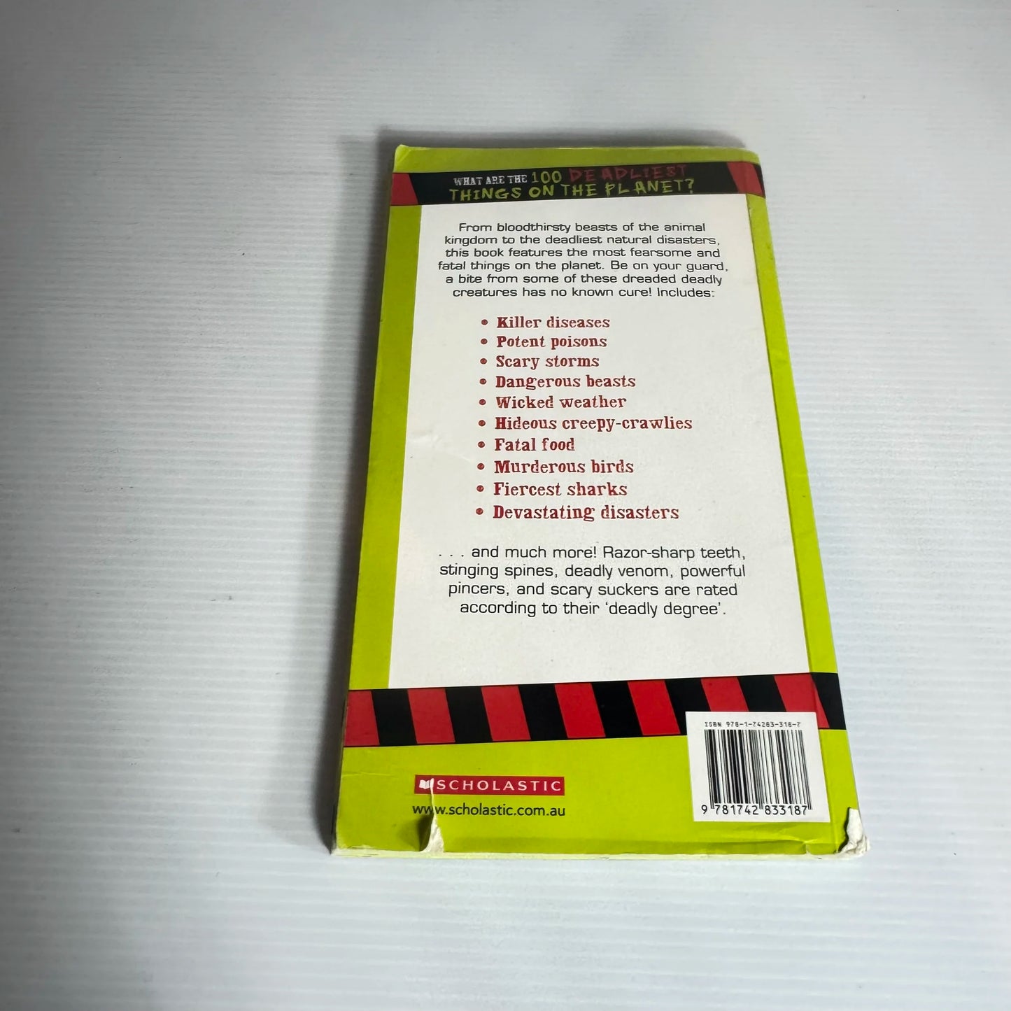 100 Deadliest Things On The Planet - Anna Claybourne