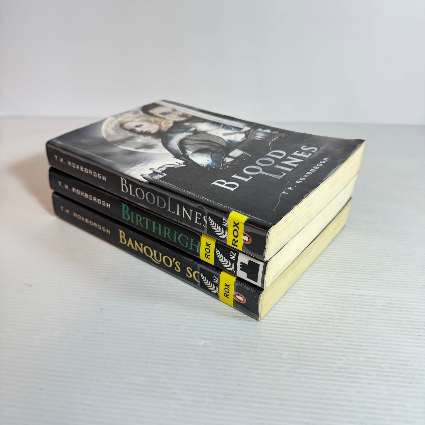 T. K. Roxborogh Banquo Trilogy Book Bundle x 3 - Titles Banquo's Son / Bloodlines / Birthright