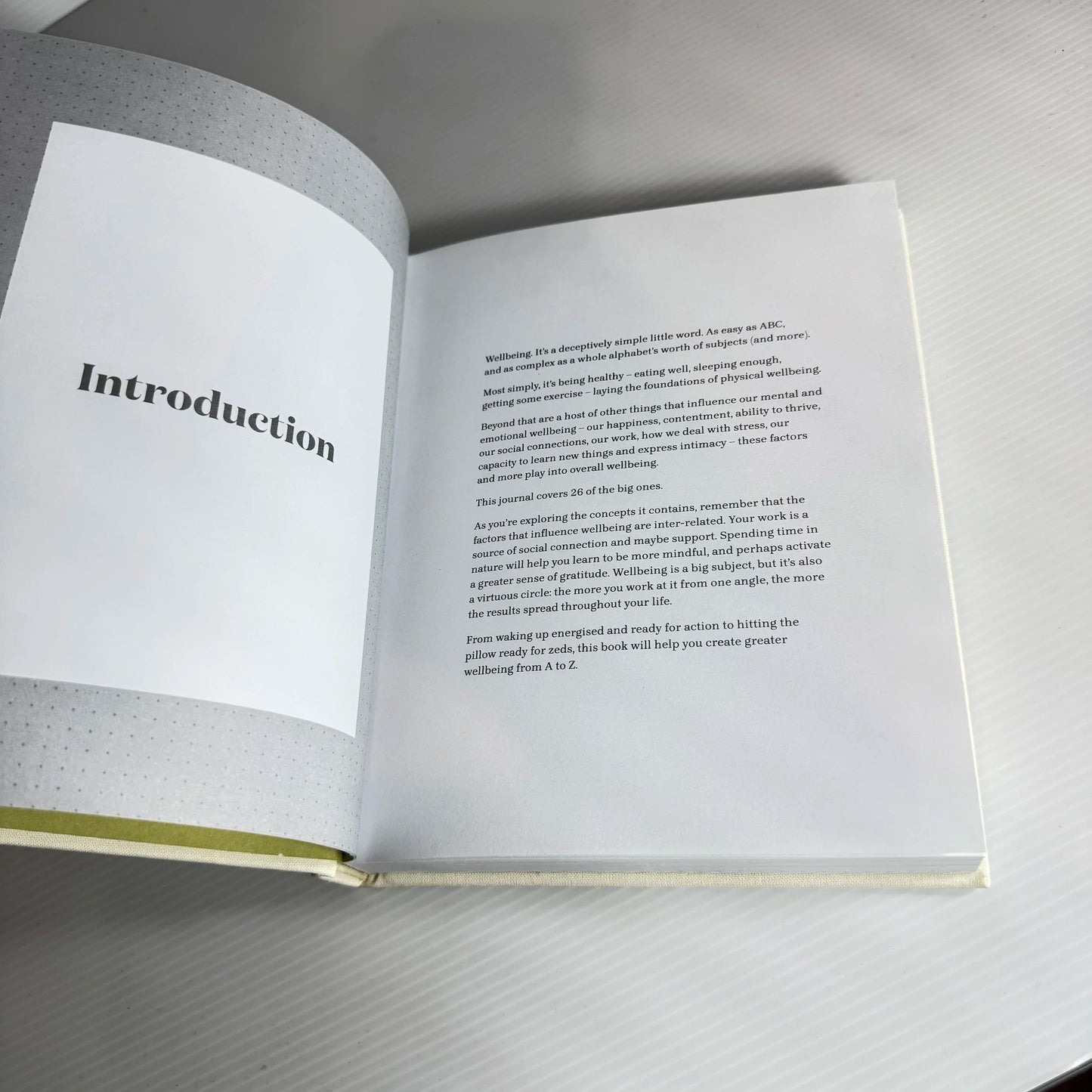 The Wellbeing Journal : An A-Z Guide For A Happy, Healthy Life