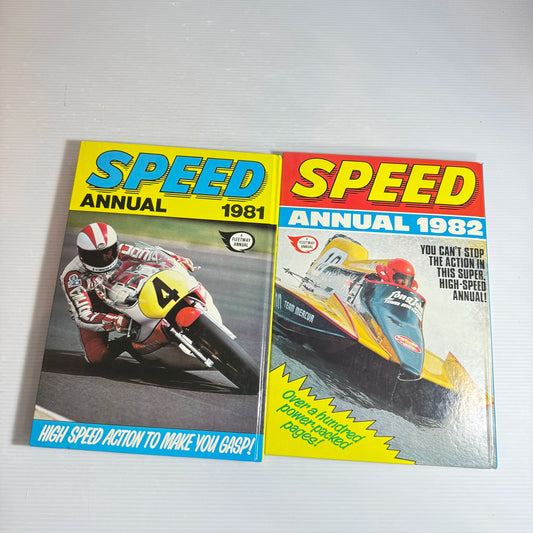 Speed Annual Book Bundle x 2 Annuals 1981 & 1982 (Vintage)