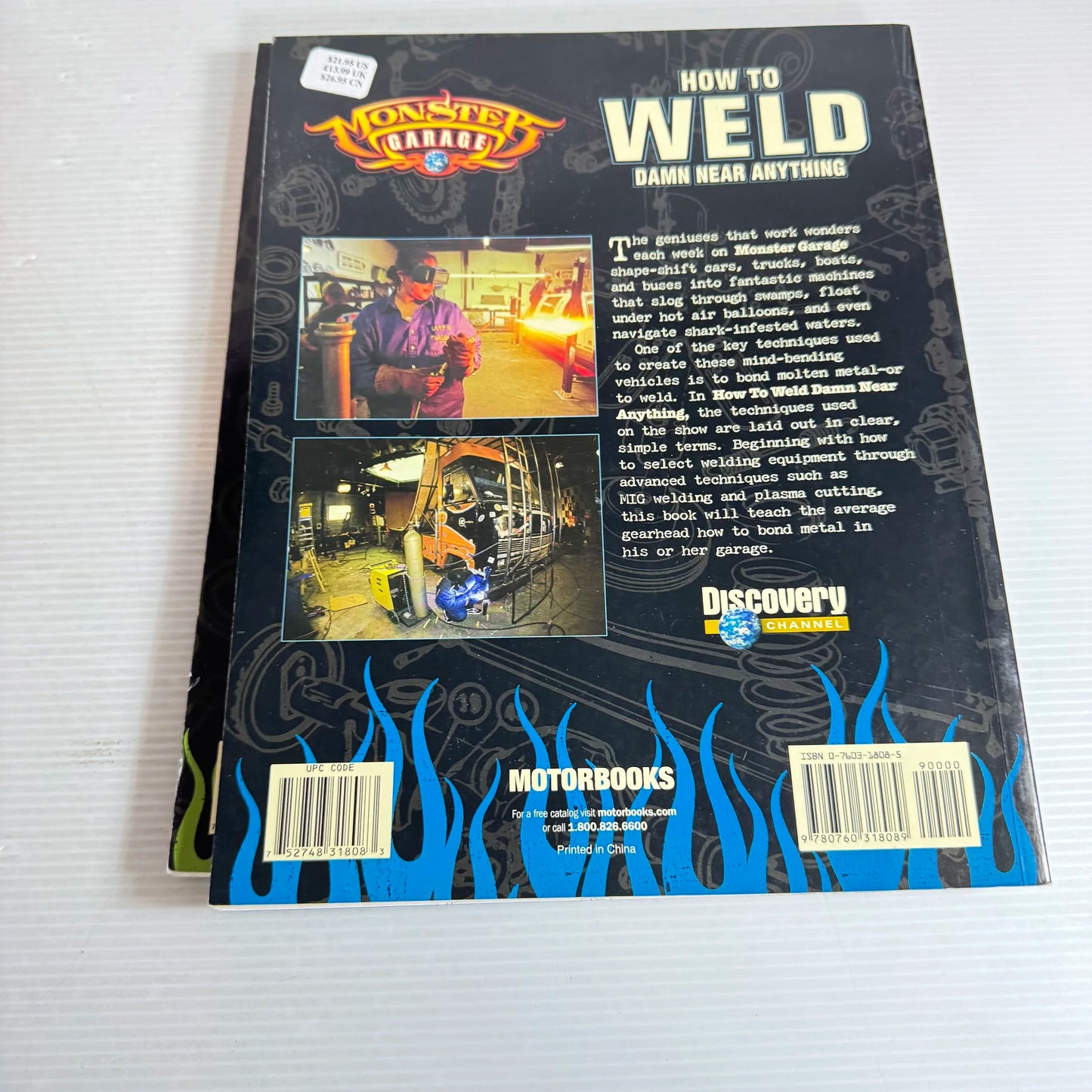 Monster Garage Book Bundle x 3 How to Custom Paint / How to Weld / How to Fabricate... Damn Near Anything - Vose/Finch/Fraser
