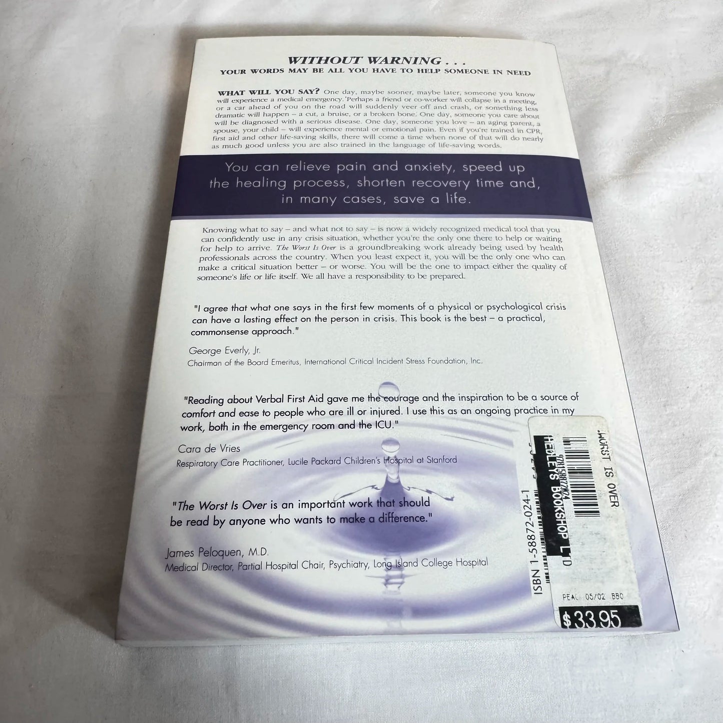 The Worst is Over - Judith Acosta LCSW & Judith Simon Prager PhD