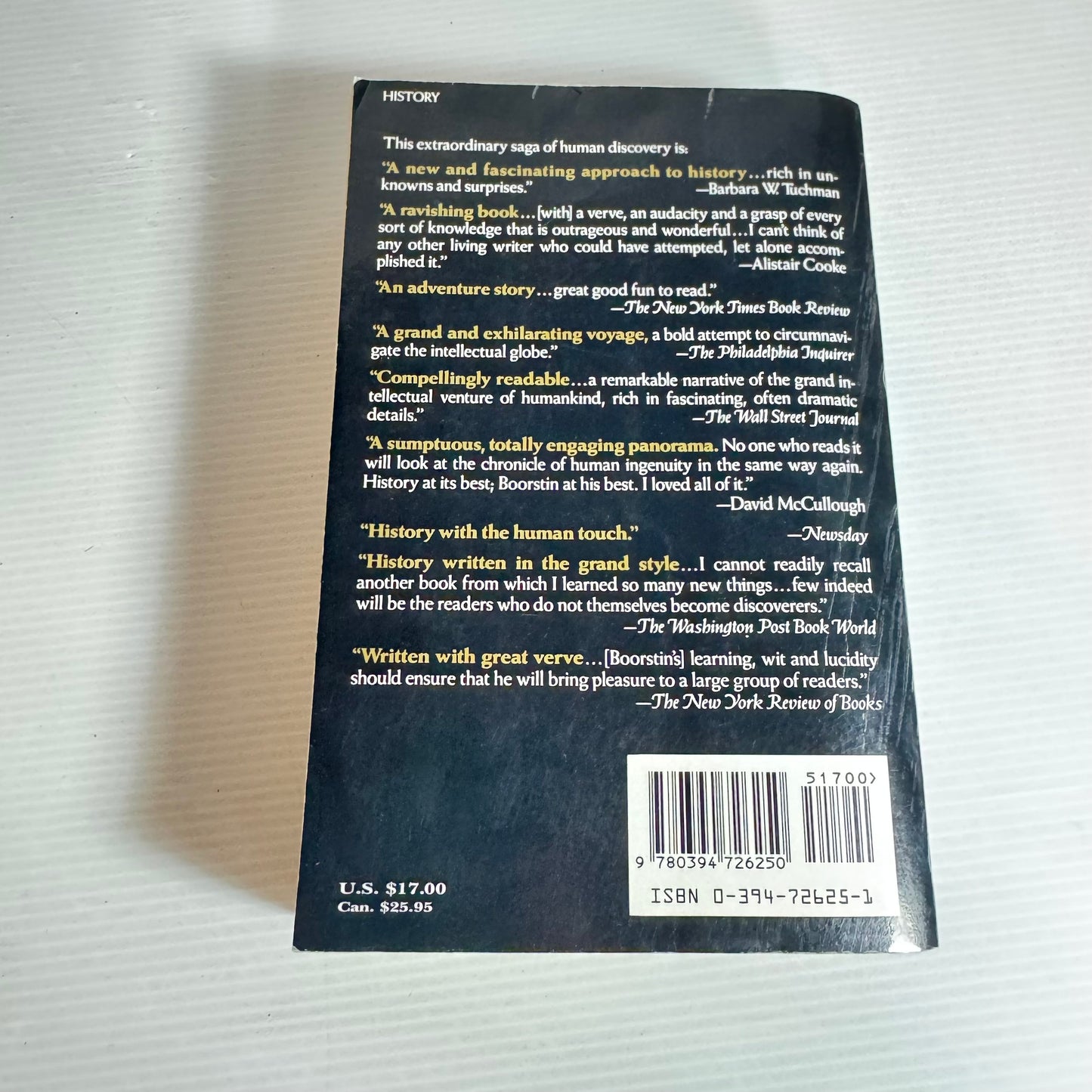 The Discoverers : A History of Man's Search To Know His World and Himself - Daniel J. Boorstin