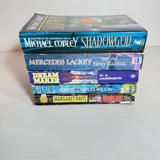 Science Fiction Vintage Book Bundle x 5 Books : Various Authors (Vintage 1991-2003) (2091)